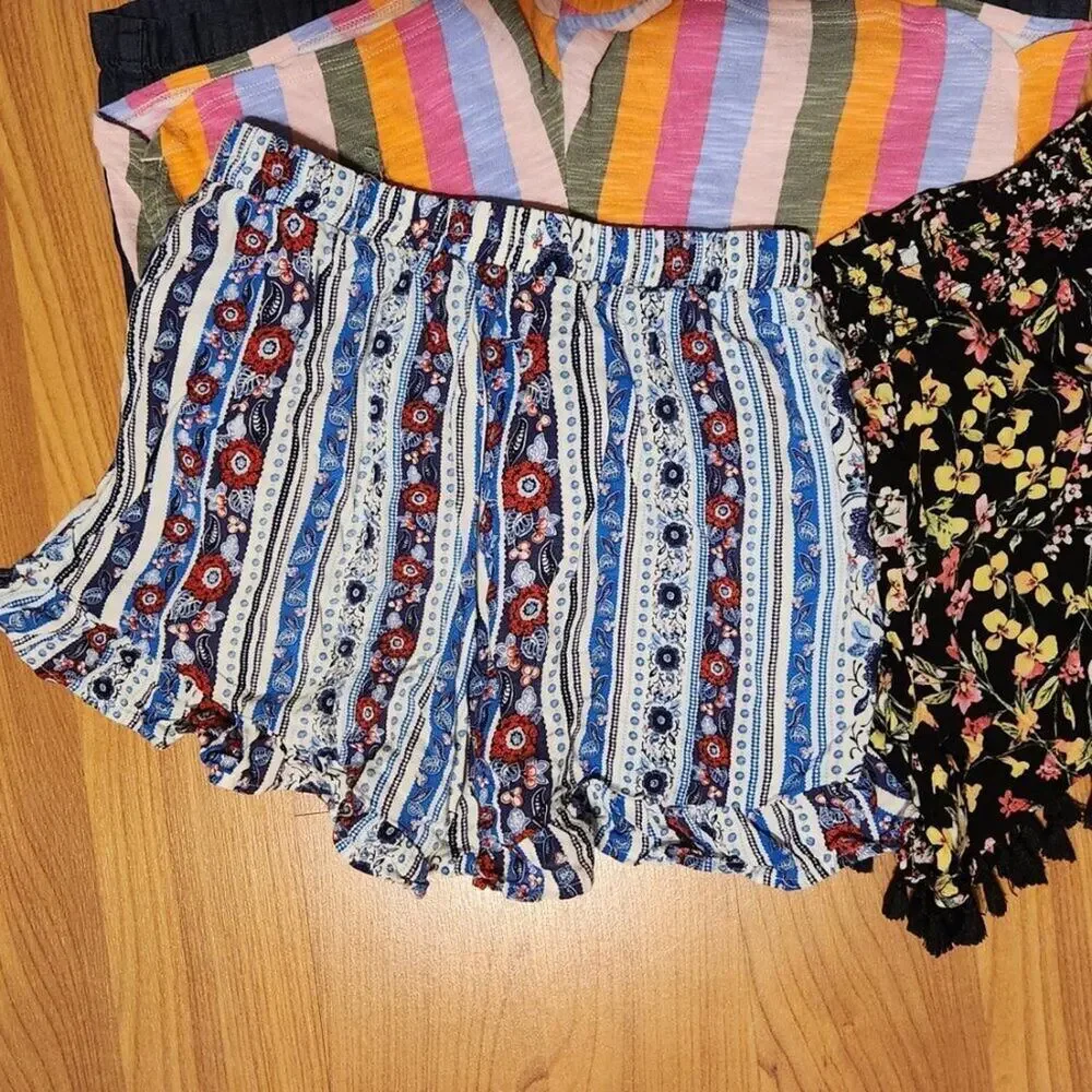 Girls Lot Set of 4 Casual Shorts || EUC sz 7-12